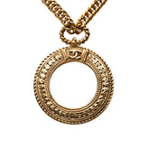 シャネル ココマーク ルーペ ネックレス ゴールド メッキ レディース CHANEL 【中古】